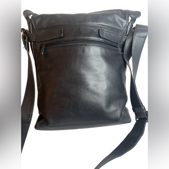 Derek Alexander Leather Black Crossbody Bag - Picture 6 of 7